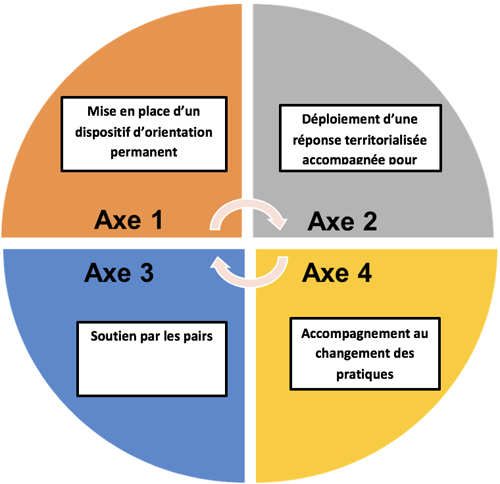 Axes de la pair aidance