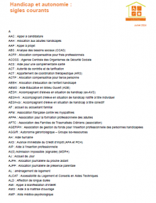Première page liste des 