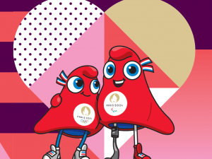 mascottes dans un coeur